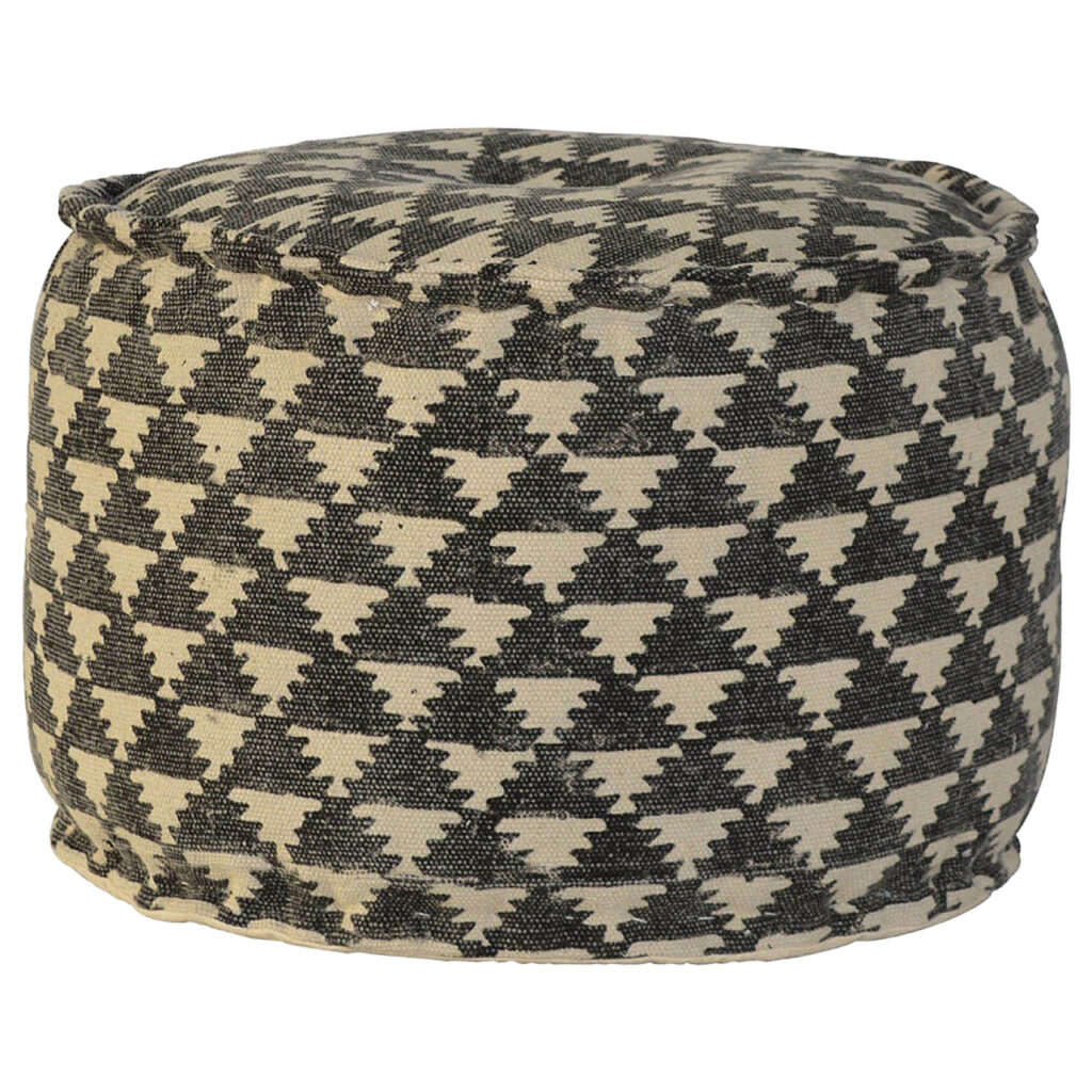 Canada Jute Durrie Round Footstool Suppliers