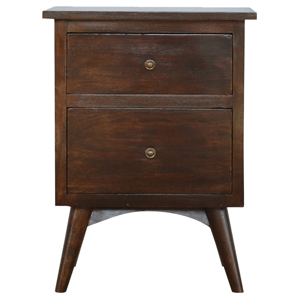 Canada Walnut 2 Drawer Nordic Nightstand Suppliers
