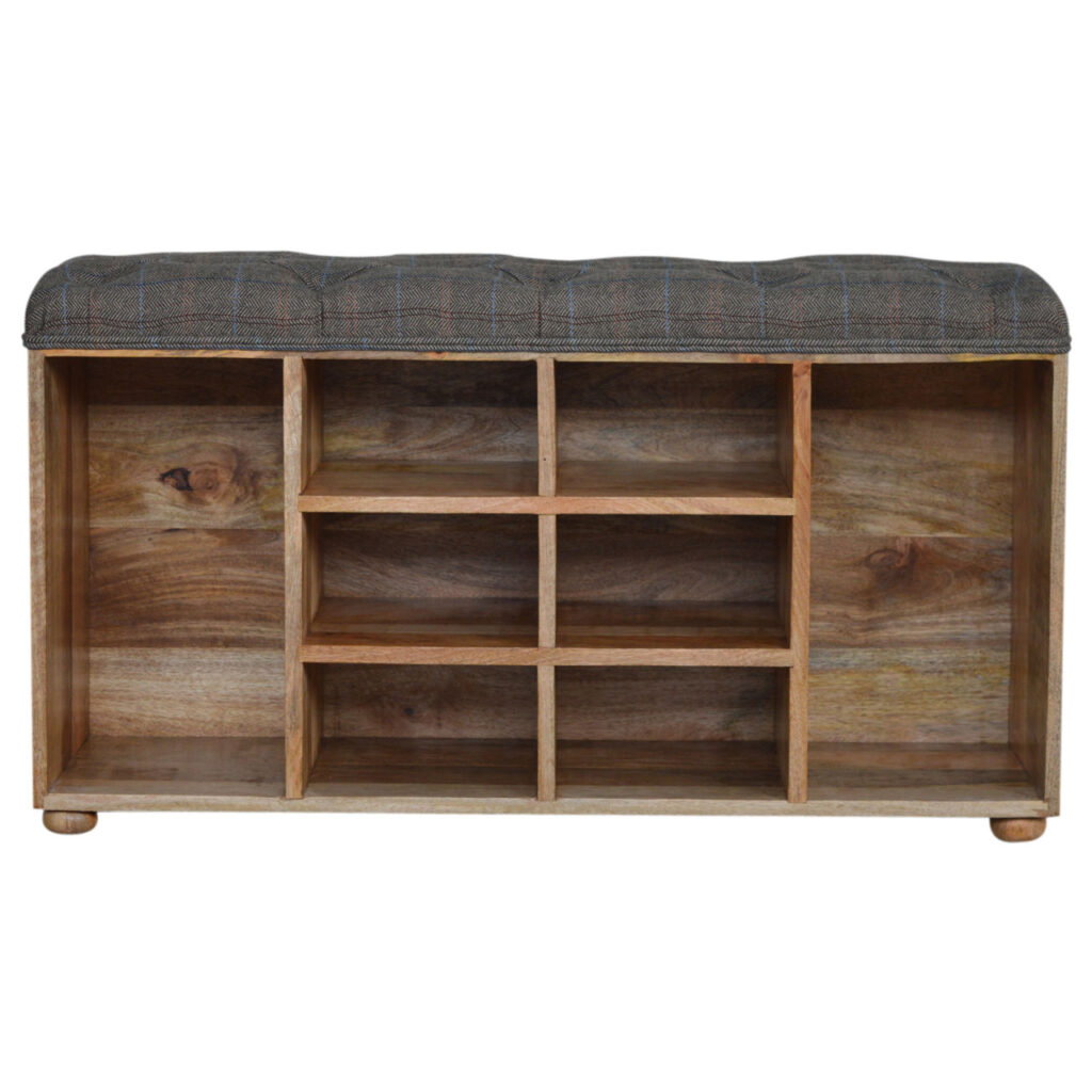 Canada Multi Tweed Open Storage Bench Suppliers