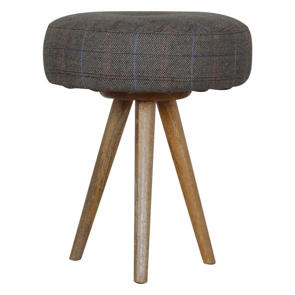 Canada Tripod Stool with Tweed Seat Pad Suppliers