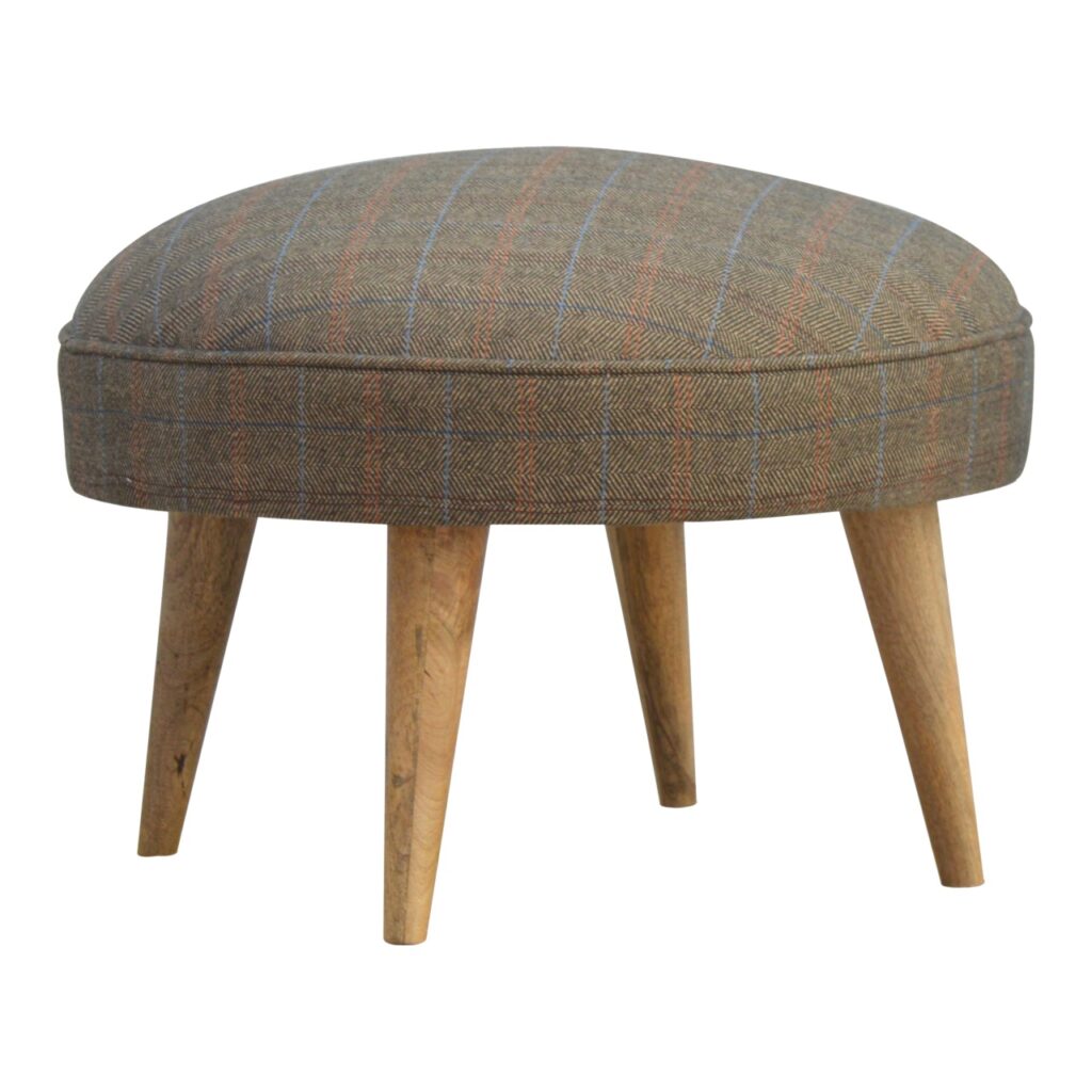 Canada Multi Tweed Nordic Style Footstool Suppliers