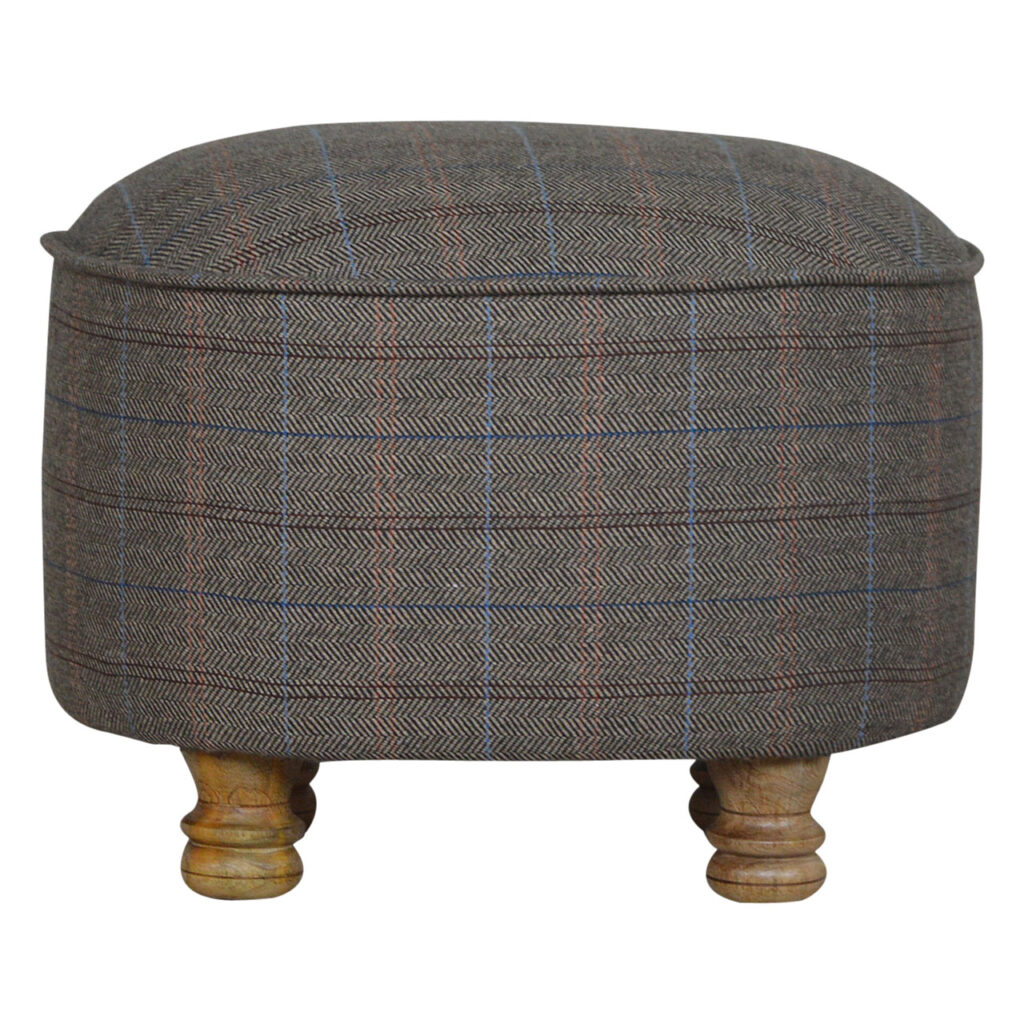Canada Oval Multi Tweed Foot Stool Suppliers