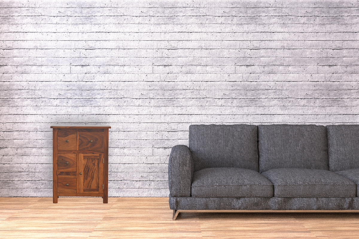 Sheesham 4 Drawer Cabinet - Image 10