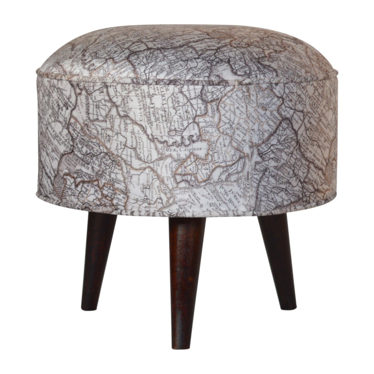 Canada IN1017 - Map Printed Footstool Suppliers