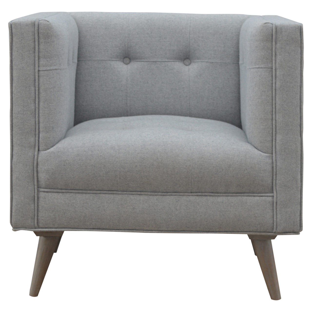 Canada Grey Tweed Armchair Suppliers
