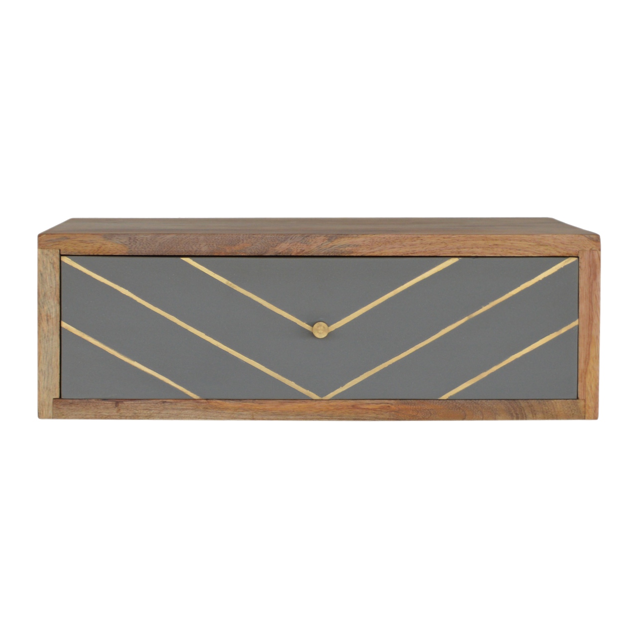 Canada Floating Cement Brass Inlay Nightstand Suppliers