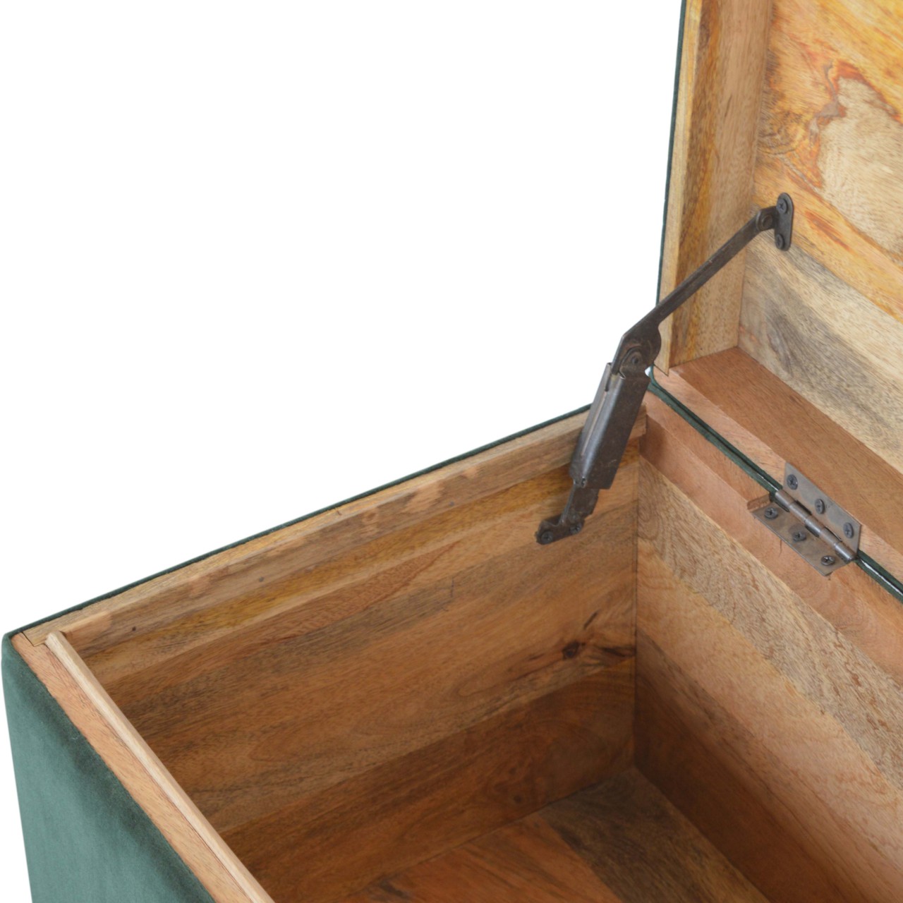 Emerald Cotton Velvet Storage Box for resell