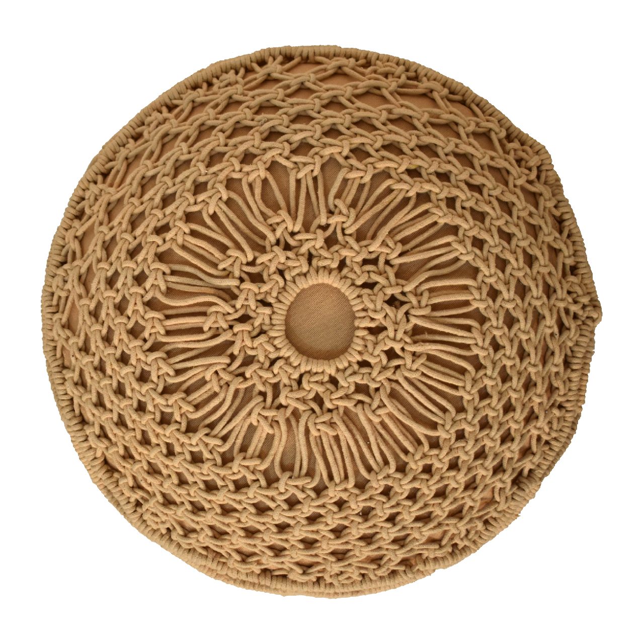 Crotchet Brown Footstool - Image 9