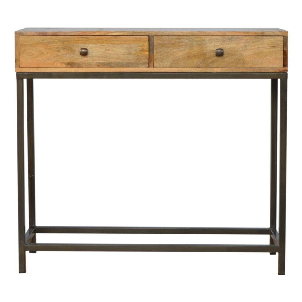 Canada Iron Base Console Table with 2 Drawers Suppliers