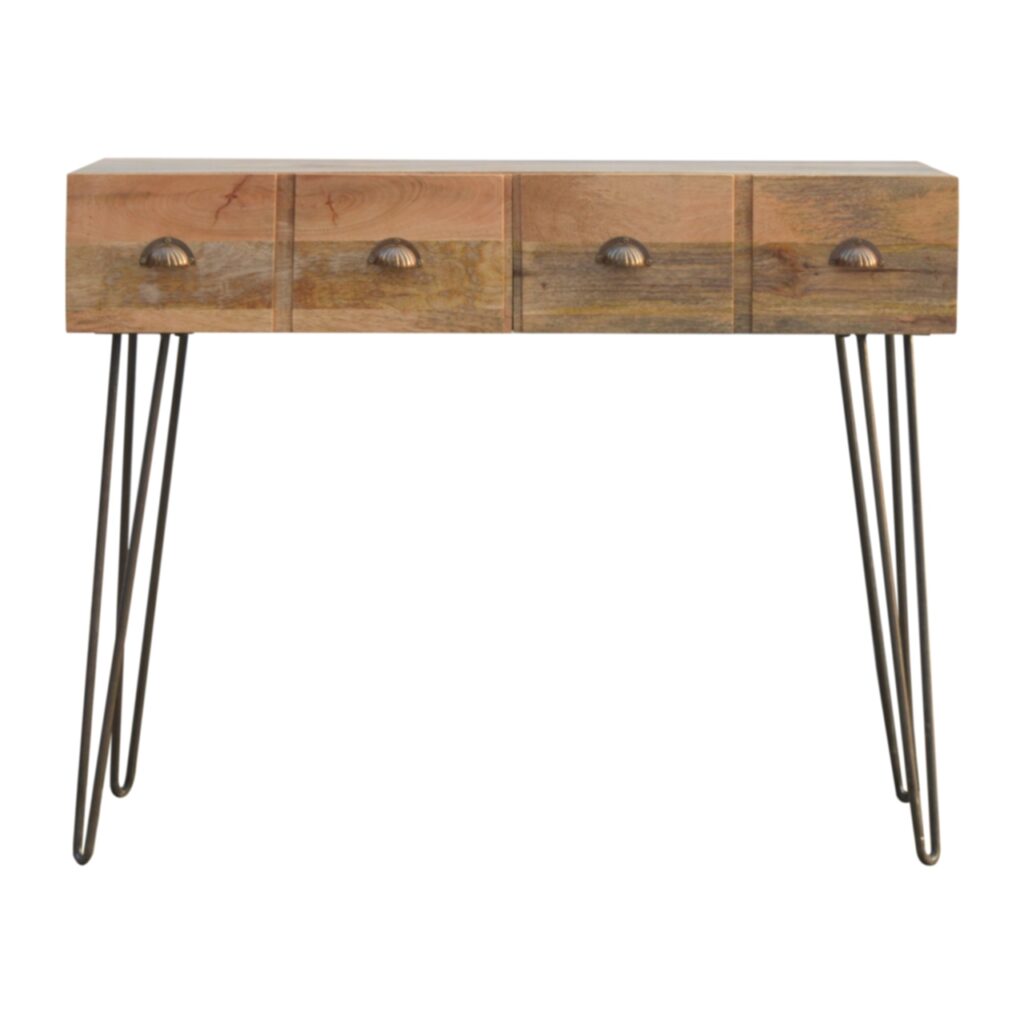 Canada Iron Base 2 Drawer Console Table Suppliers