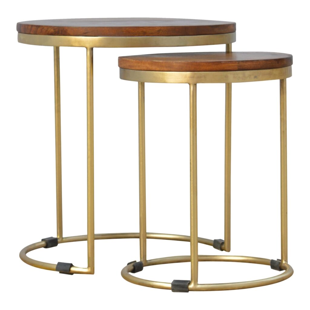 Canada Golden Nesting Stool of 2 Suppliers