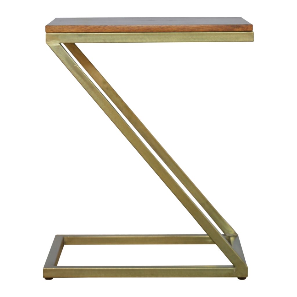 Canada Z-shaped Golden Side Table Suppliers
