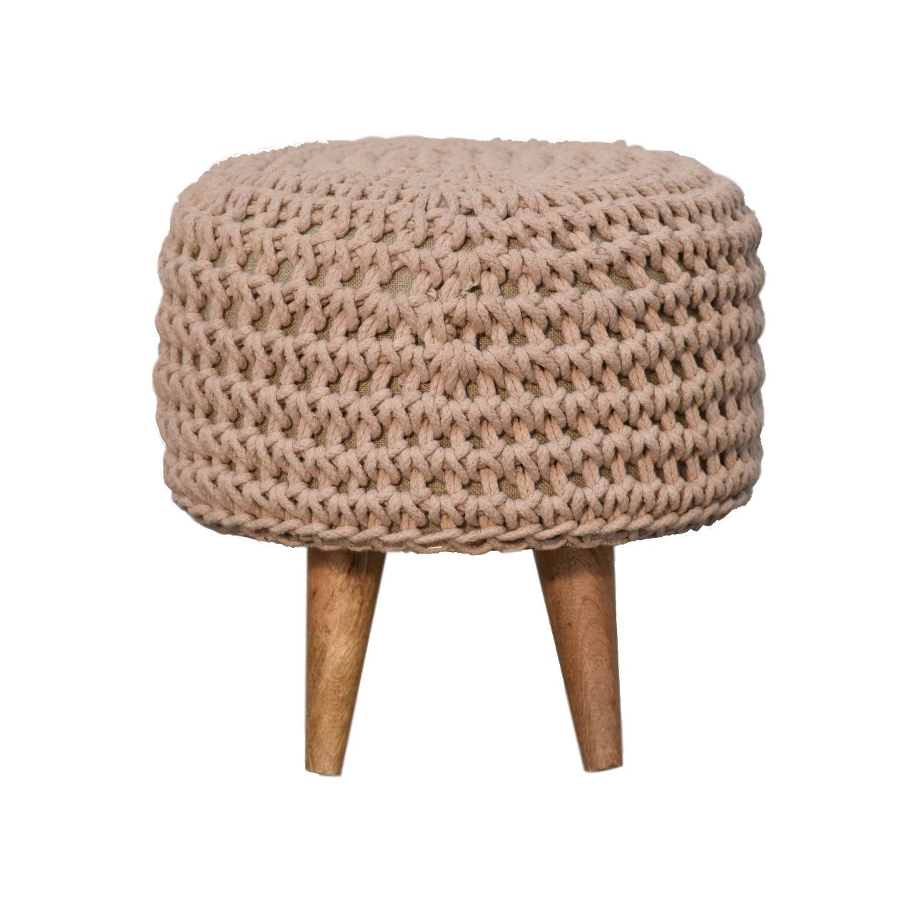 Keeva Beige Oblong Footstool - Image 9