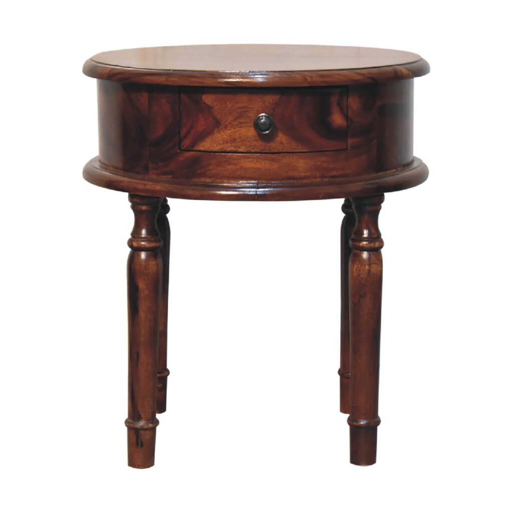 Canada Honey finish Turned Leg Nightstand Suppliers