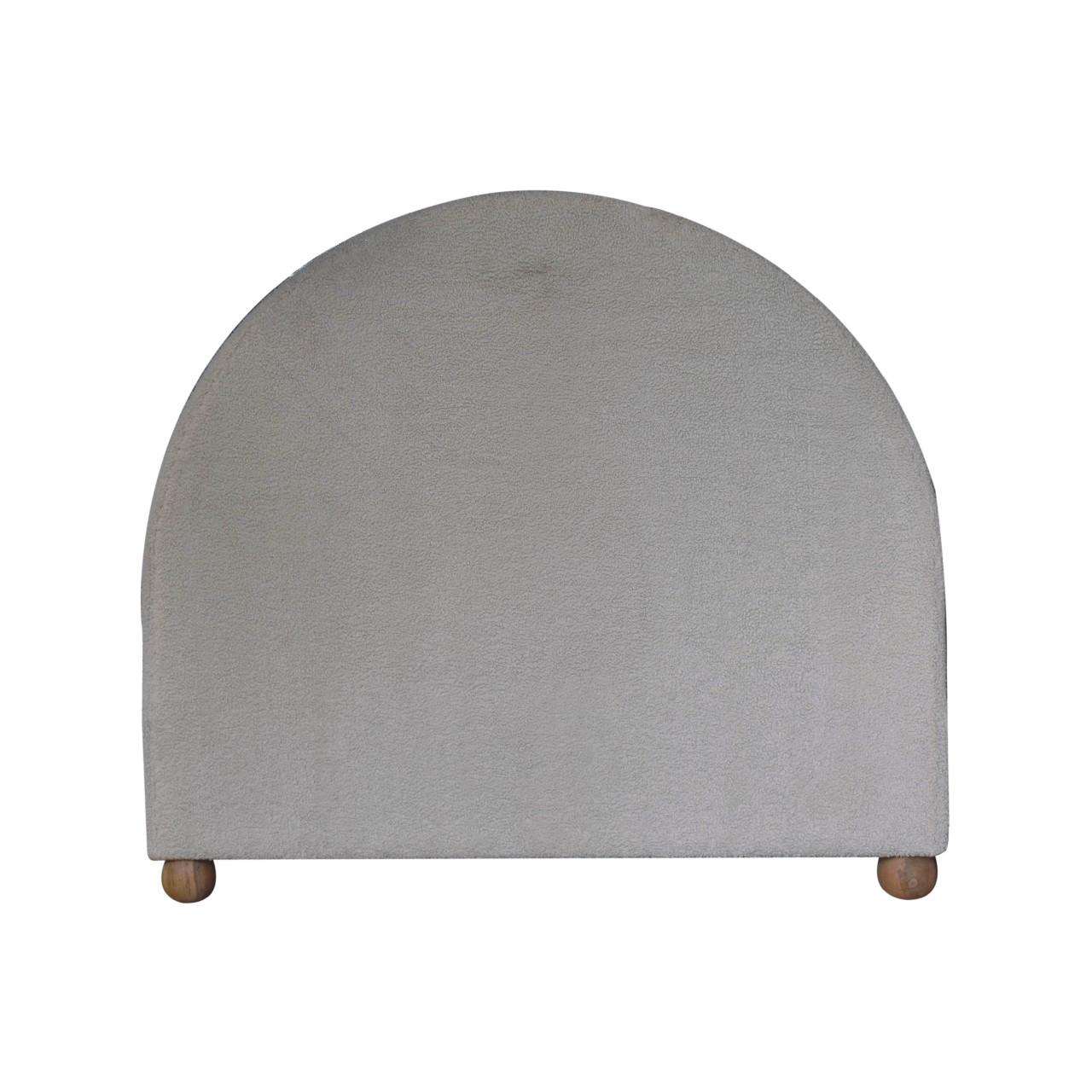 Cream Boucle Double Bed - Image 9