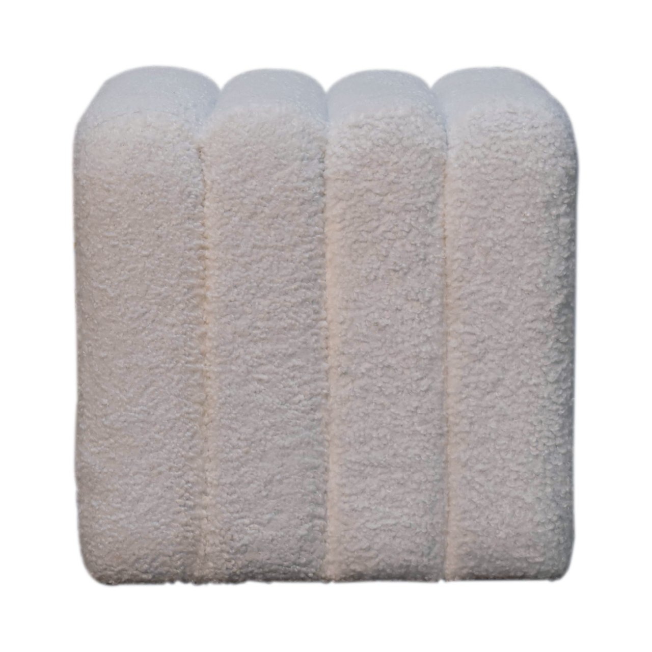 Canada White Wavy Boucle Footstool Suppliers