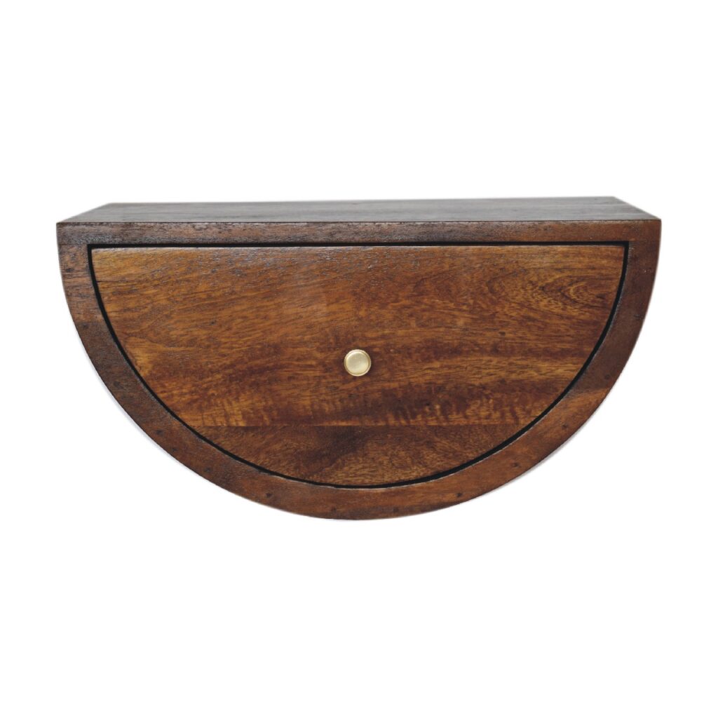 Canada Light Walnut Curved Edge Console Table Suppliers