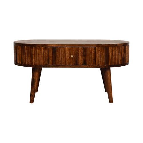 Stripe Chestnut Coffee Table - Image 11