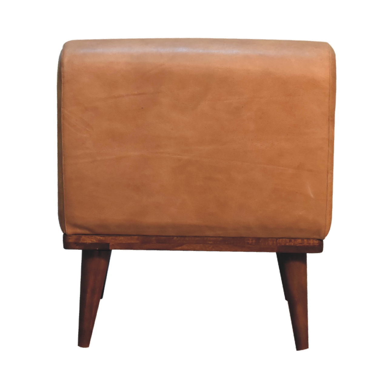 Tan Buffalo Backrest Footstool - Image 9