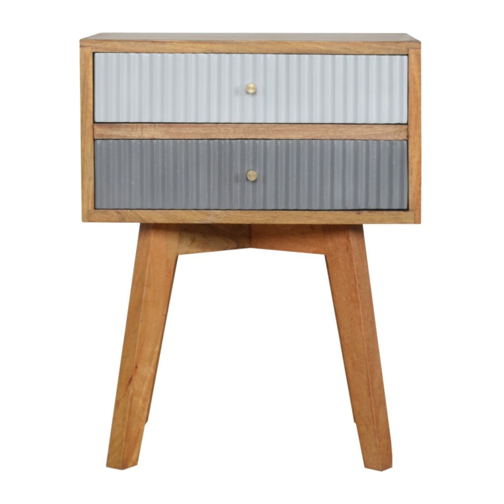 Canada Line Grey Painted Nightstand Suppliers