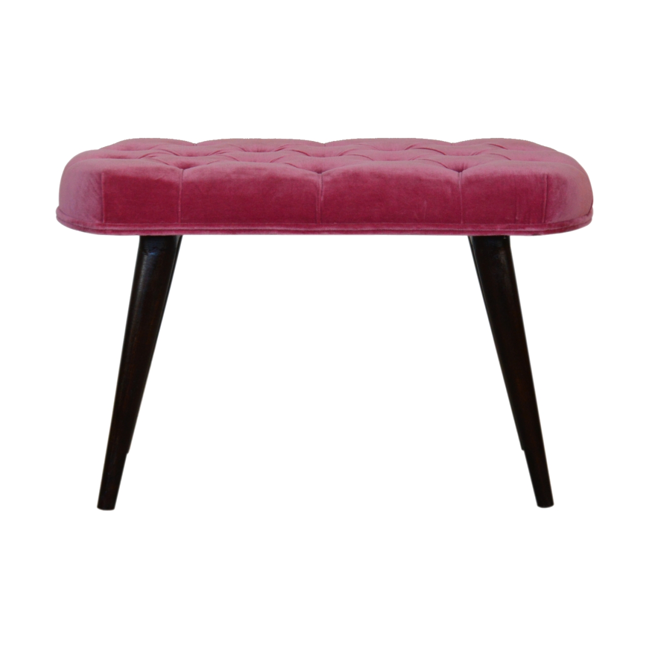 Canada Pink Cotton Velvet Button Bench Suppliers