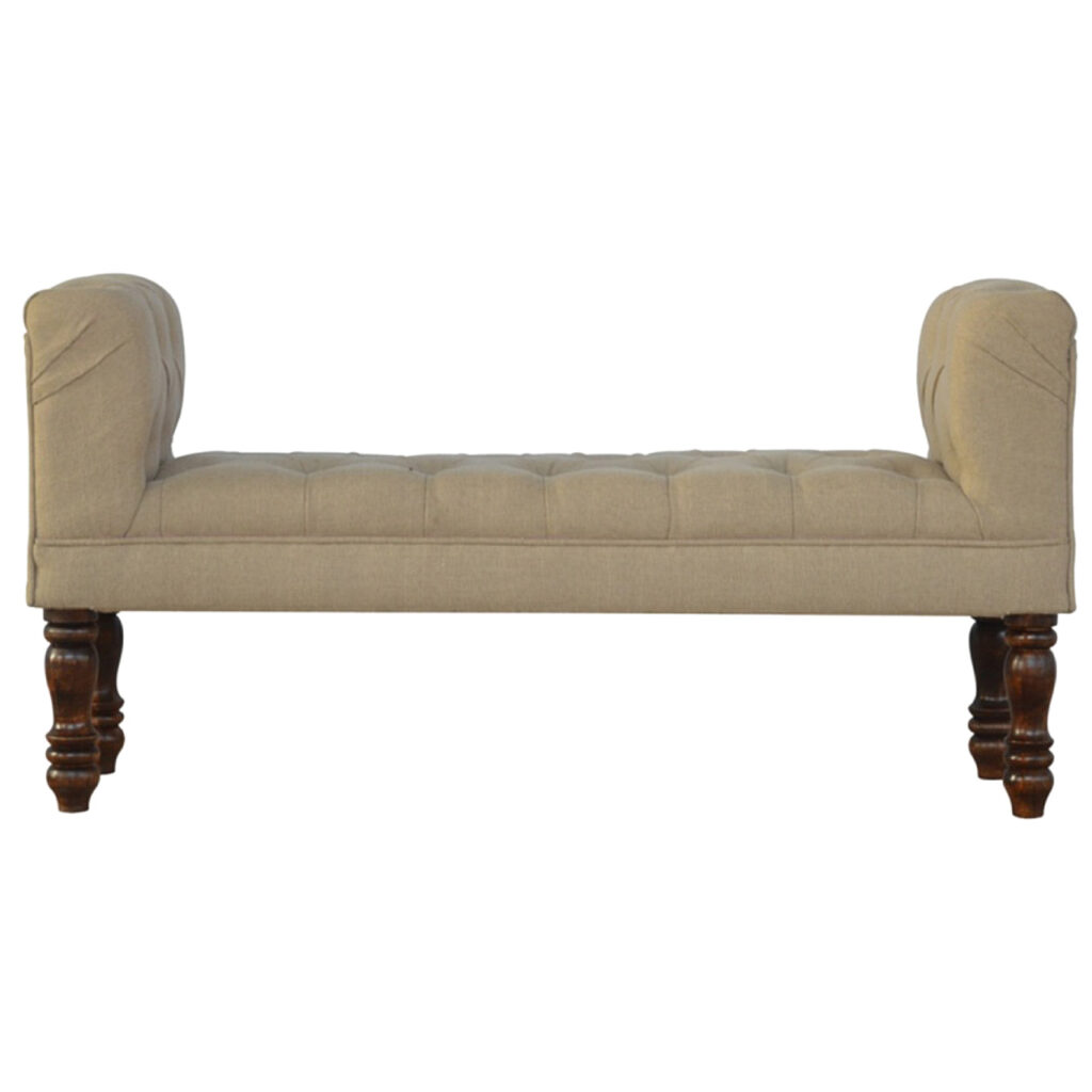Canada Mud Linen Bedroom Bench Suppliers
