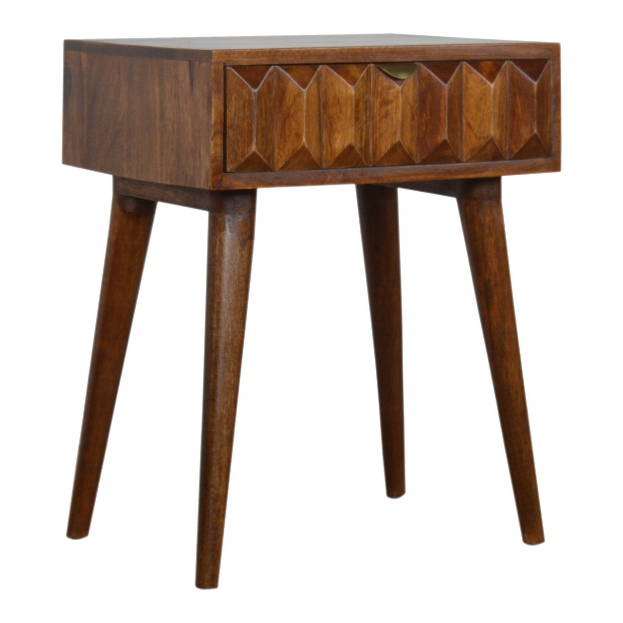 IN851 - Carved Chestnut Bedside wholesalers