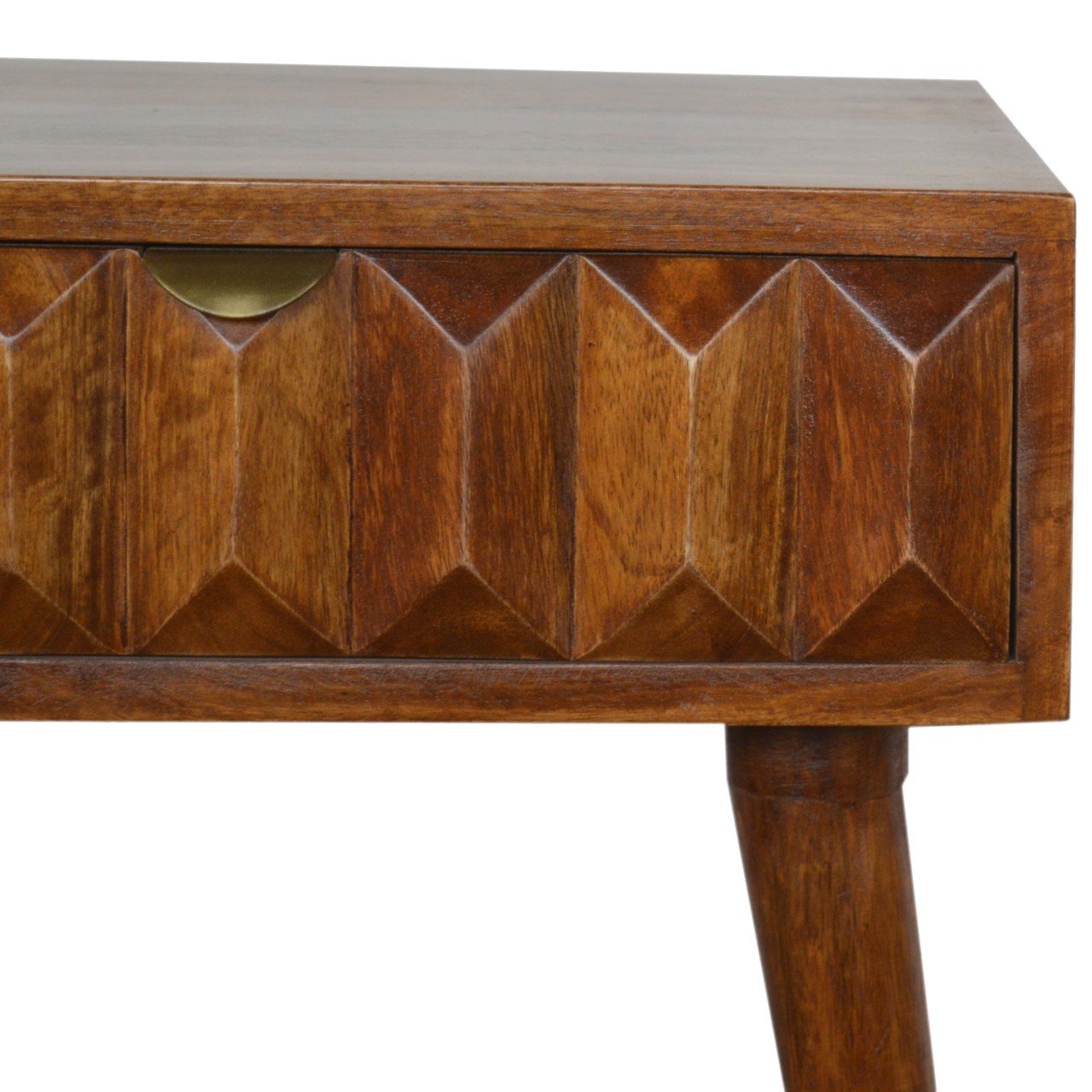 IN851 - Carved Chestnut Bedside for resell