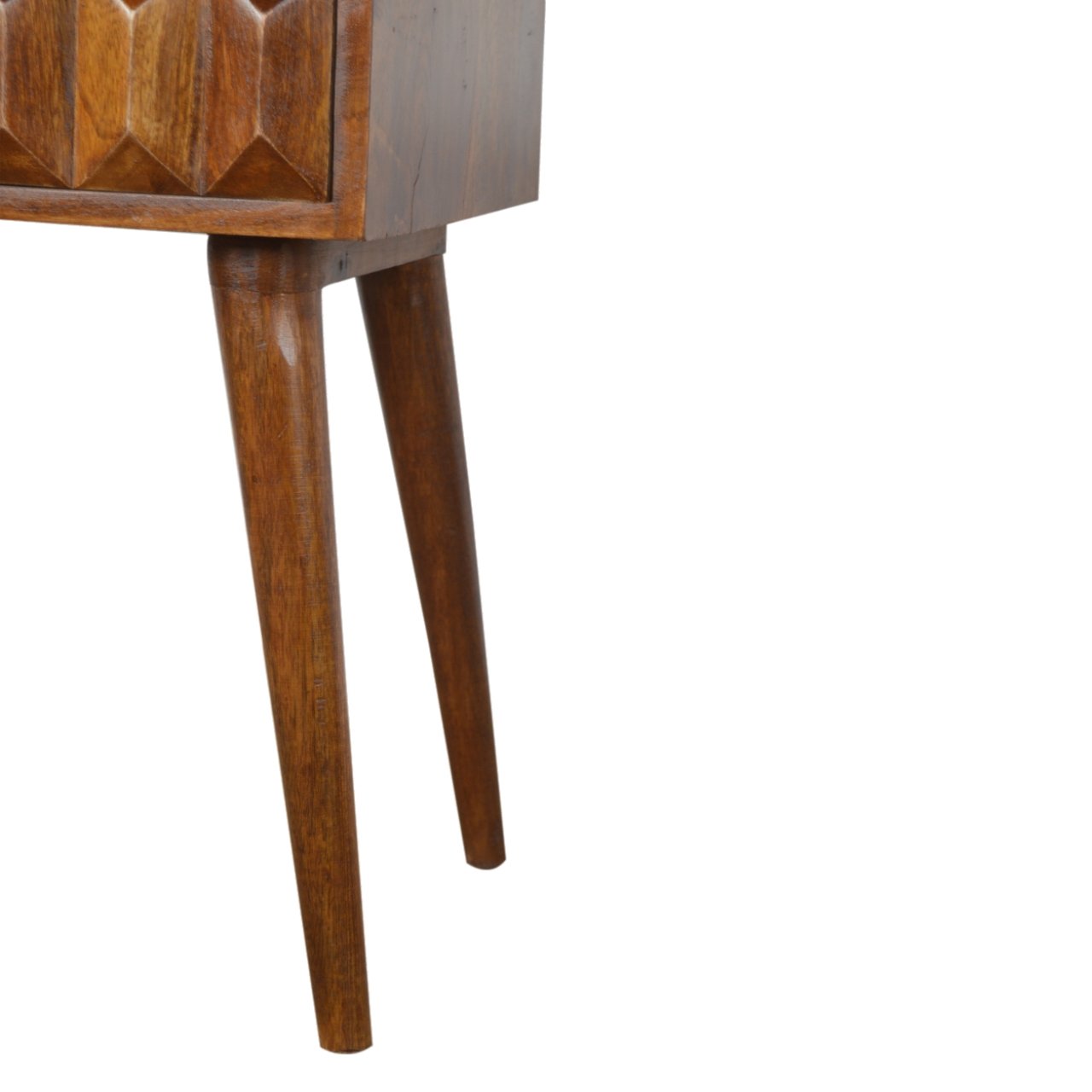 IN851 - Carved Chestnut Bedside for reselling