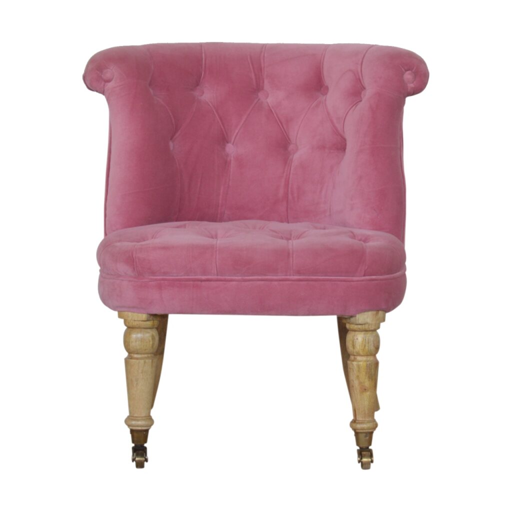 Canada Pink Velvet Accent Chair Suppliers