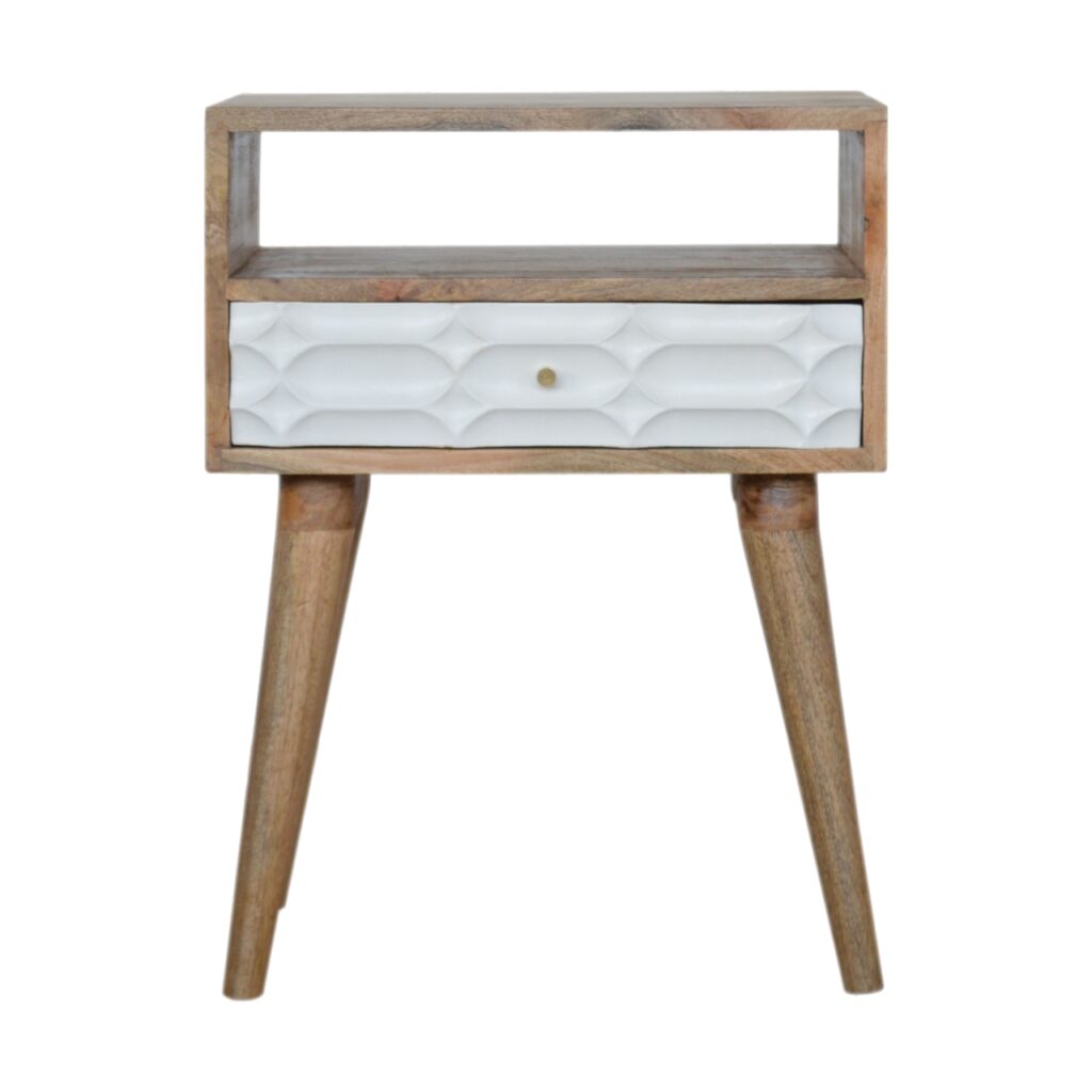 Canada Capsule Nightstand with Open Slot Suppliers