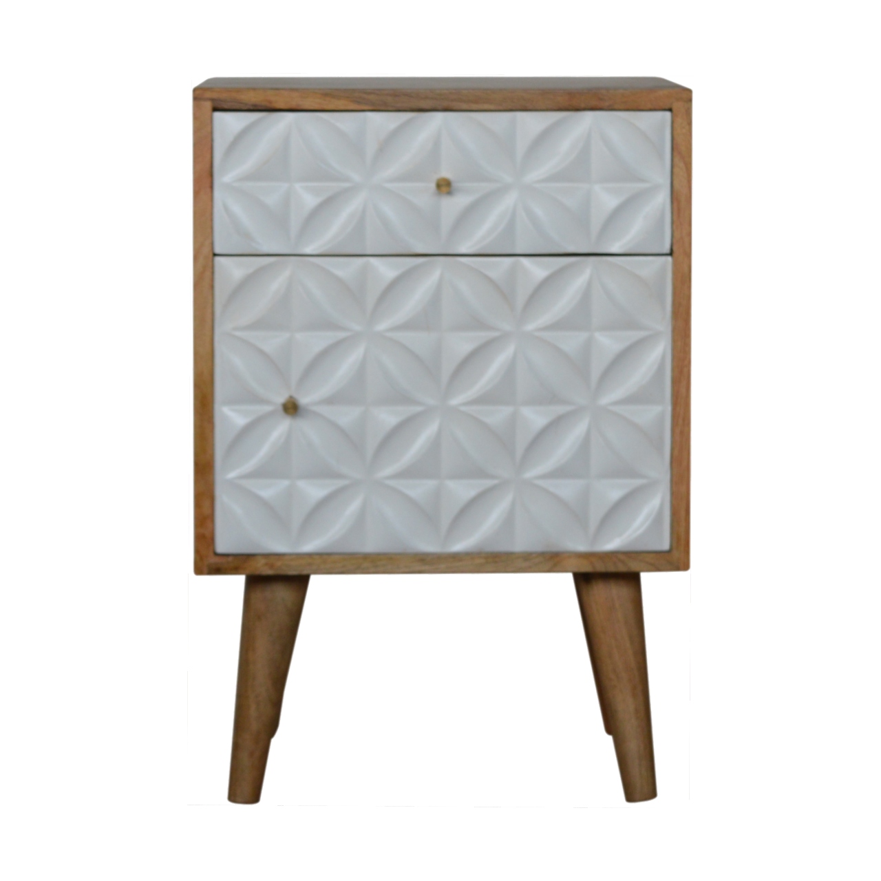 Canada Daisy Carved 1 Door Nightstand Suppliers