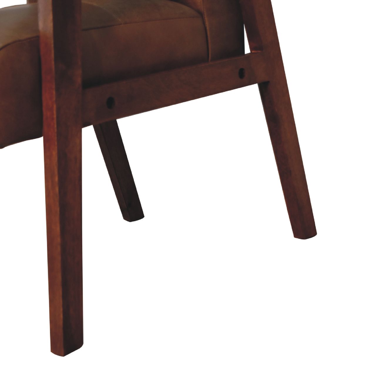 Brown Buffalo Leather Chair - Image 8