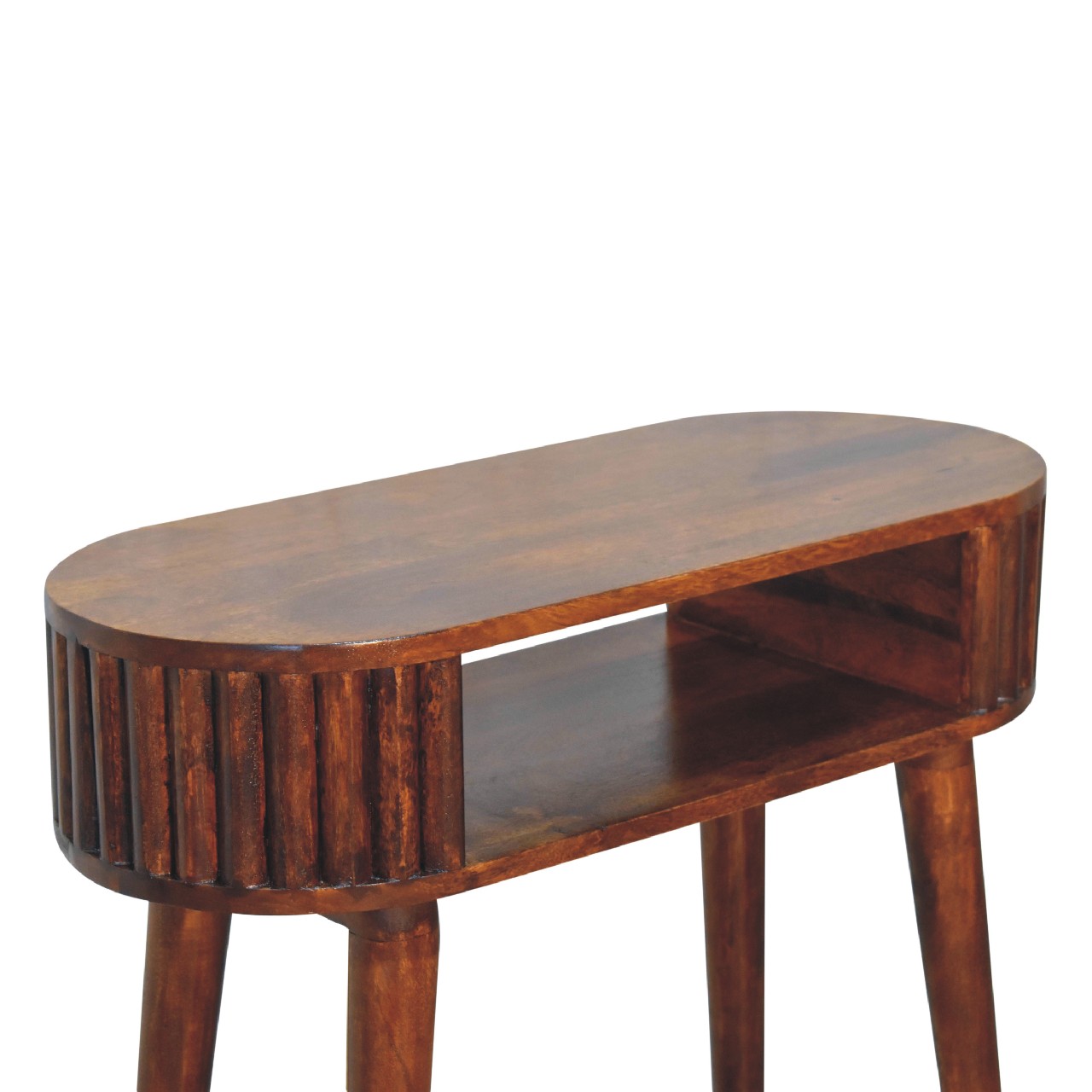 Stripe Chestnut Writing Desk - Image 6