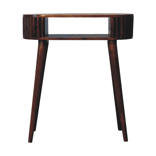Stripe Chestnut Writing Desk - Image 10
