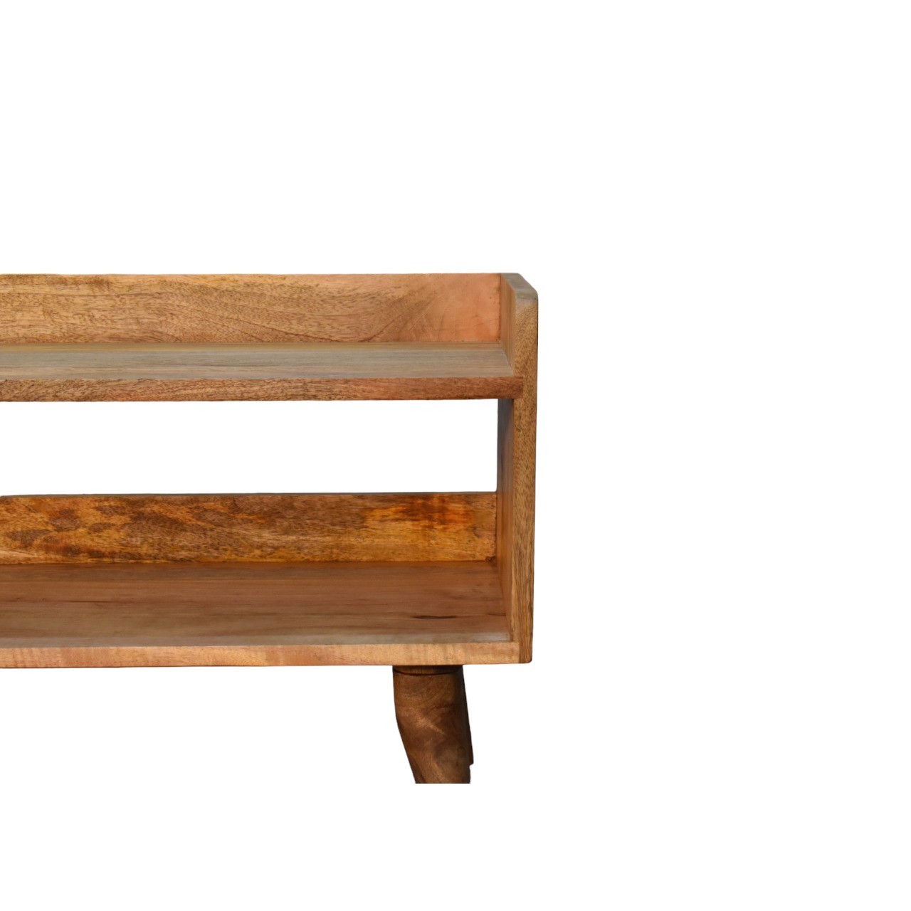 Oak-ish Nordic Storage Bench - Image 6