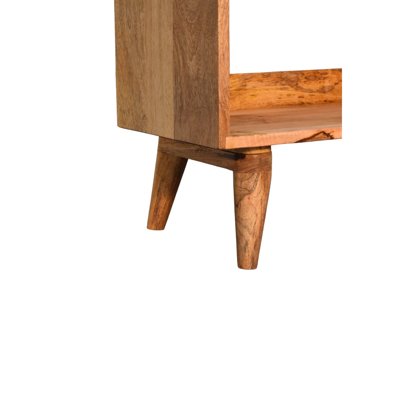 Oak-ish Nordic Storage Bench - Image 7