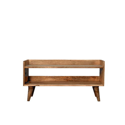 Oak-ish Nordic Storage Bench - Image 10