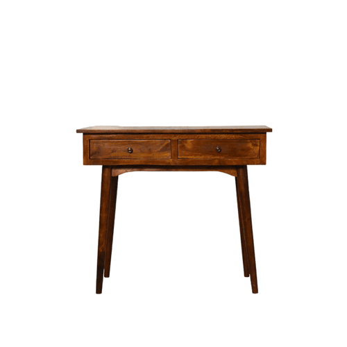 Chestnut Hallway 2 Drawer Console Table - Image 10