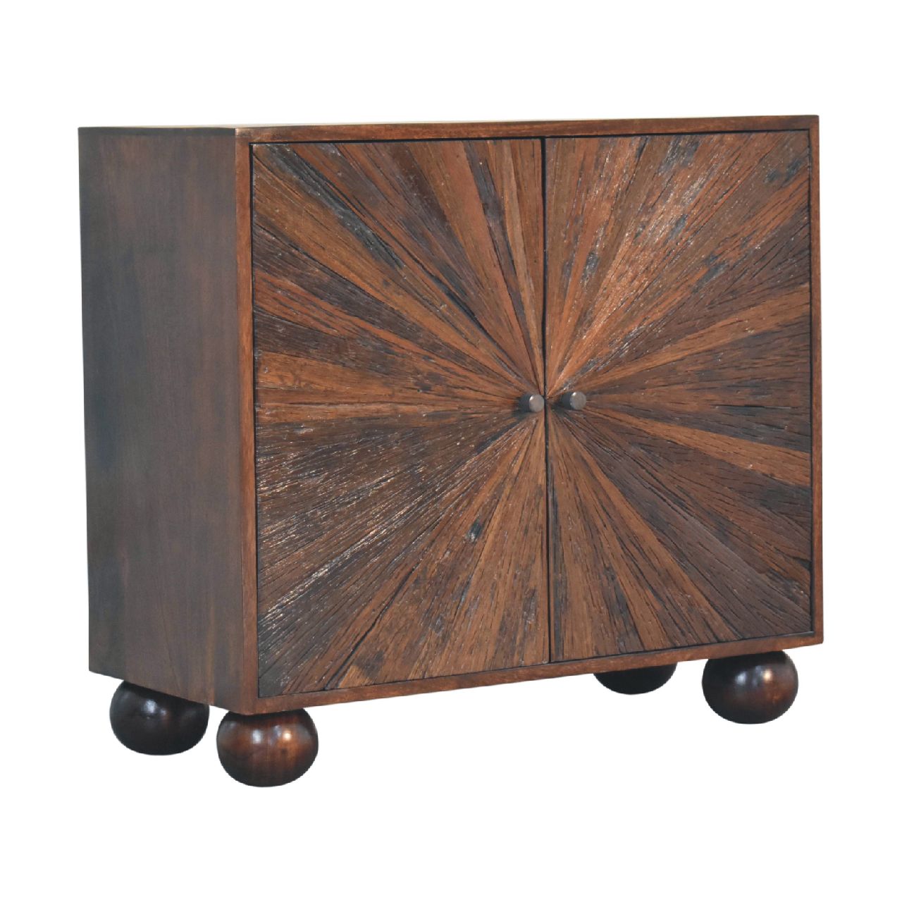 Sunrise Ball Walnut Cabinet - Image 2