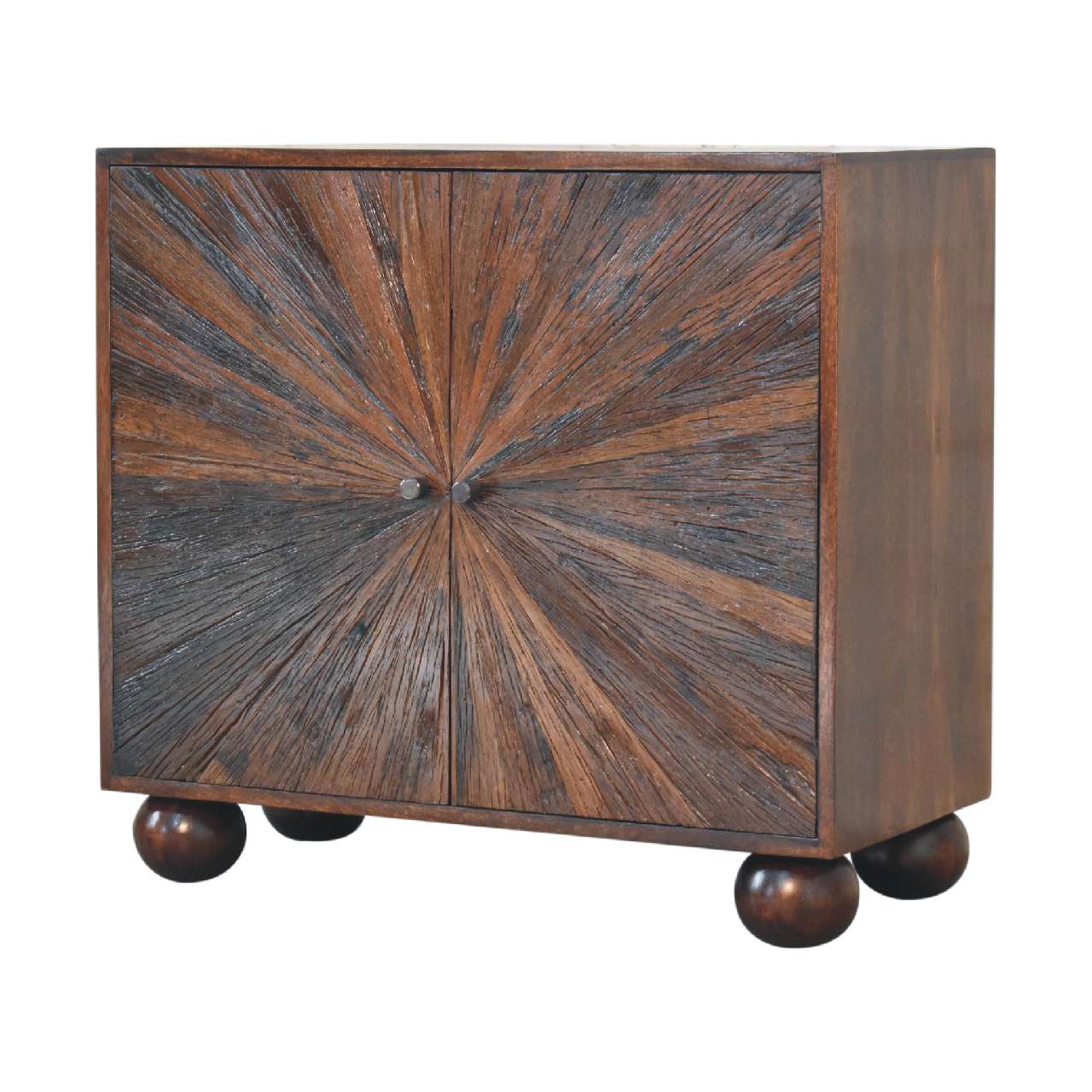 Sunrise Ball Walnut Cabinet - Image 3