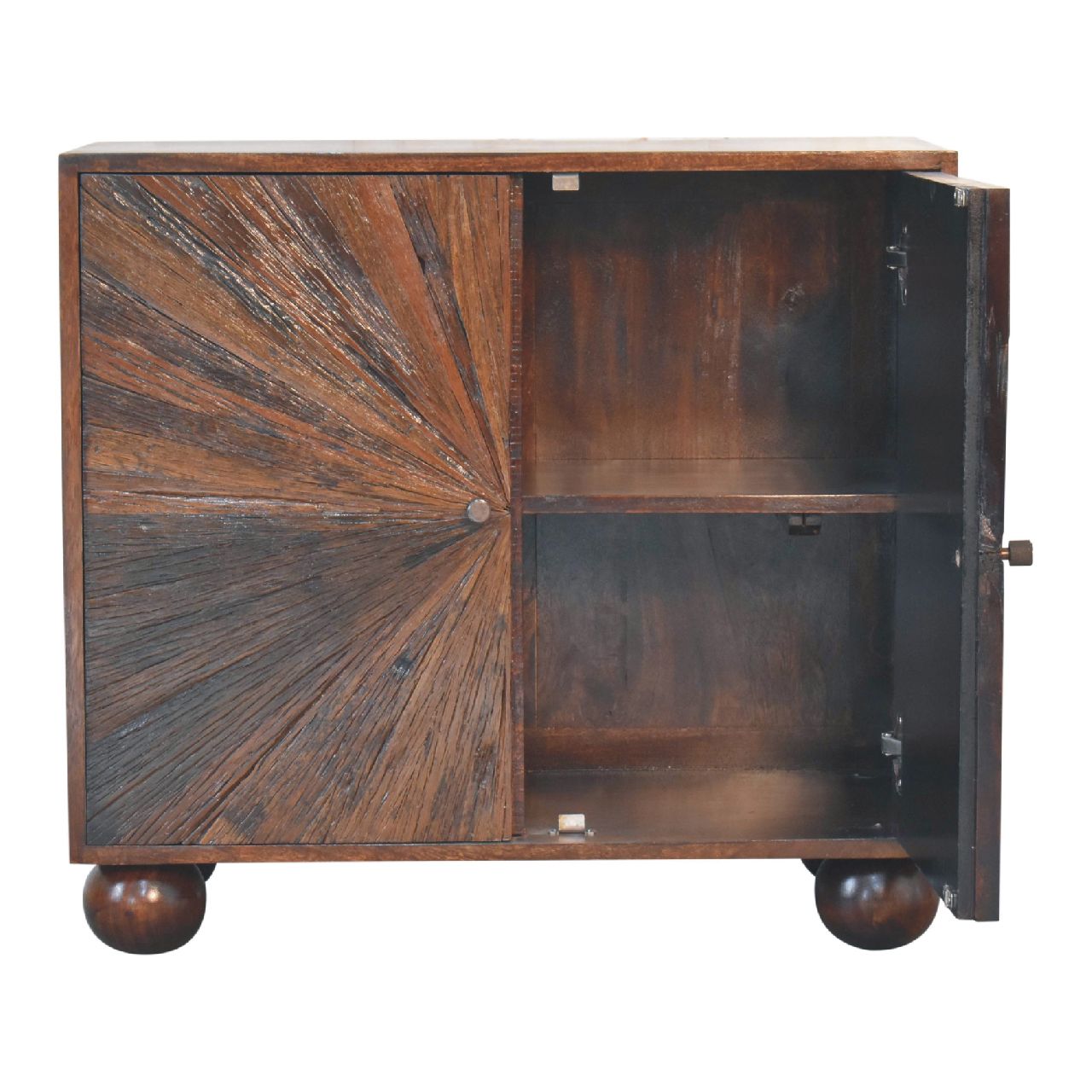Sunrise Ball Walnut Cabinet - Image 7