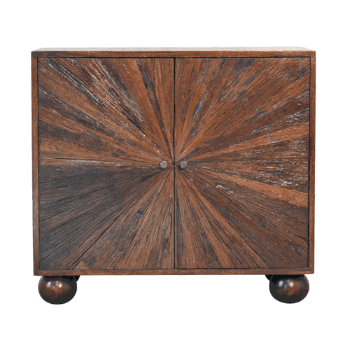 Sunrise Ball Walnut Cabinet - Image 11