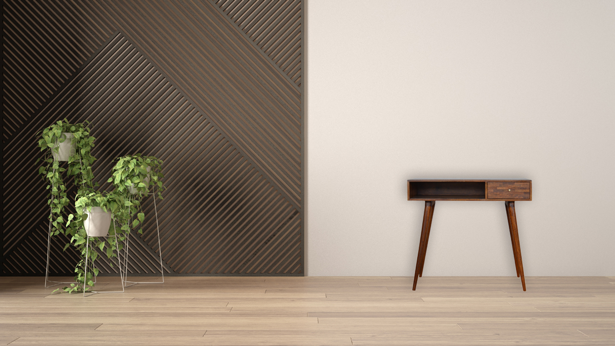 Mixed Chestnut Writing Desk - Image 10