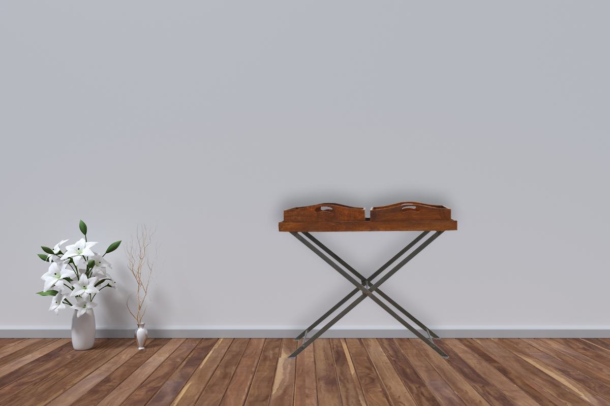 Industrial Metal Butler Tray - Image 10