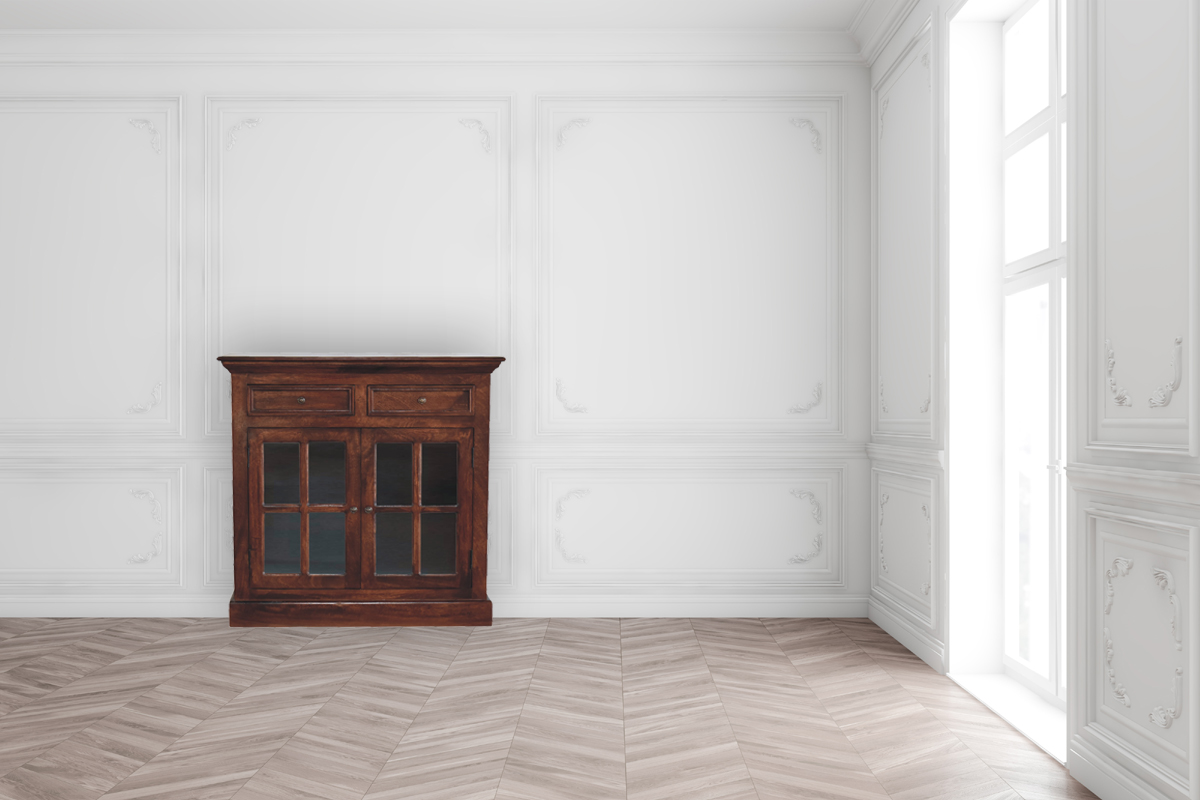 Cherry Glazed Cabinet - Image 12