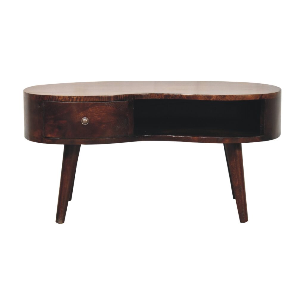 Canada Light Walnut Wave Coffee Table Suppliers
