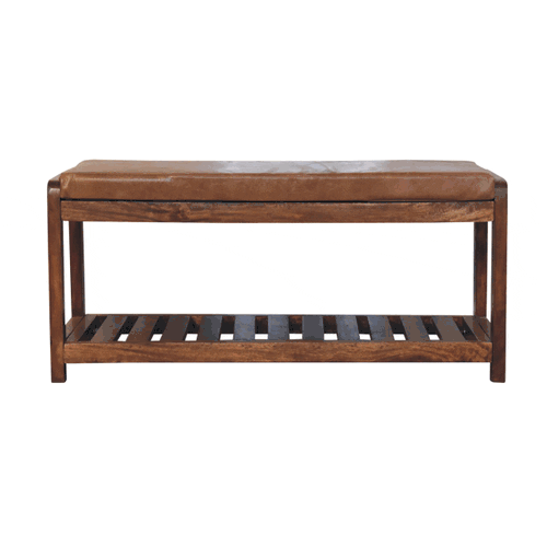 Buffalo Slatted Hallway Bench - Image 10