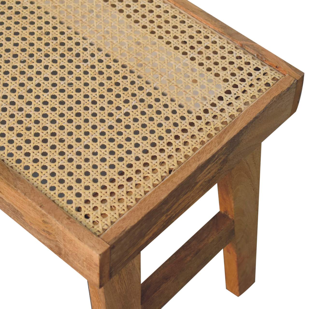 Open Rattan Bench - Image 7