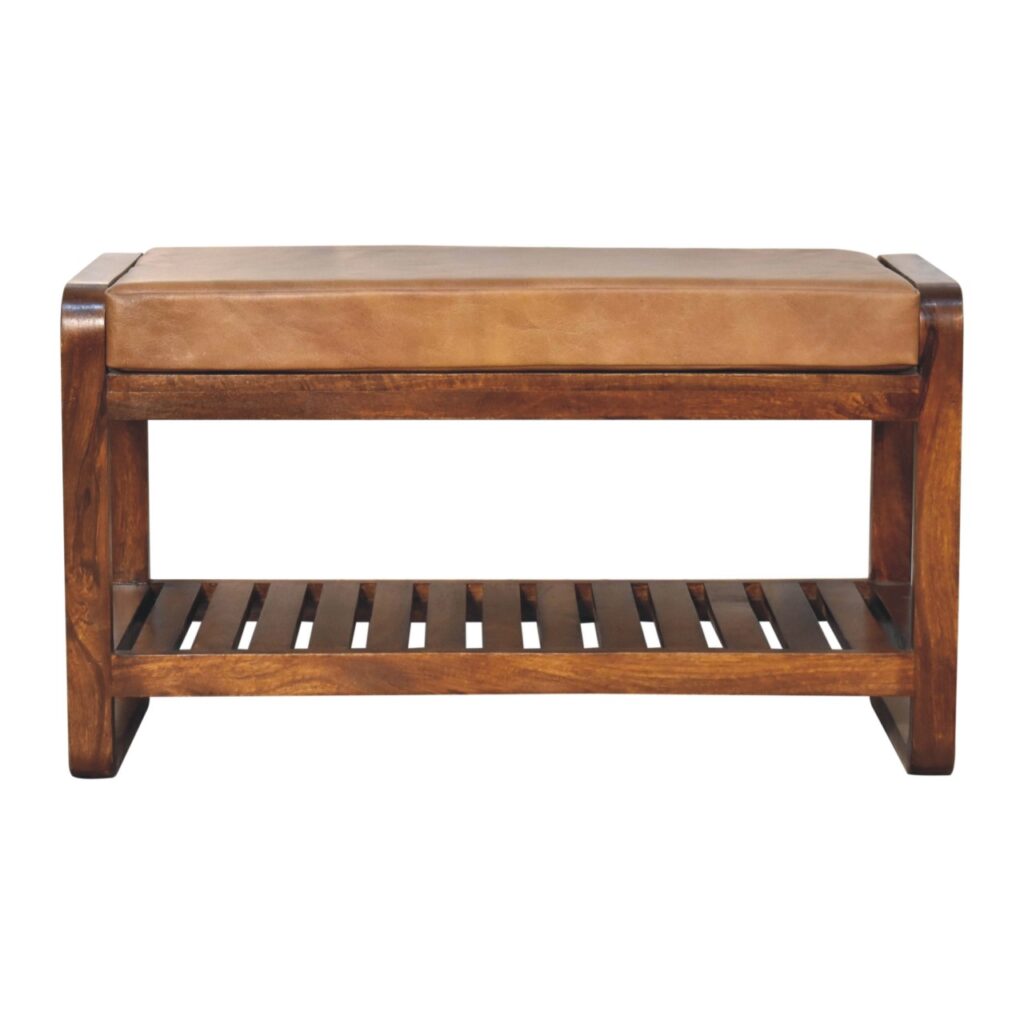 Canada Small Buffalo Slatted Hallway Bench Suppliers